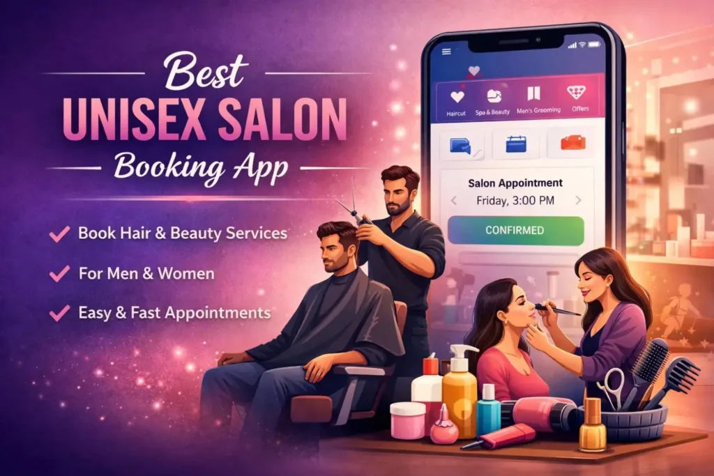 Best Unisex Salon Booking App