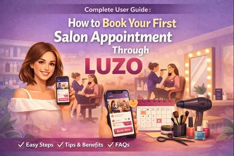 Complete User Guide: How to Book Your First Salon Appointment Through Luzo