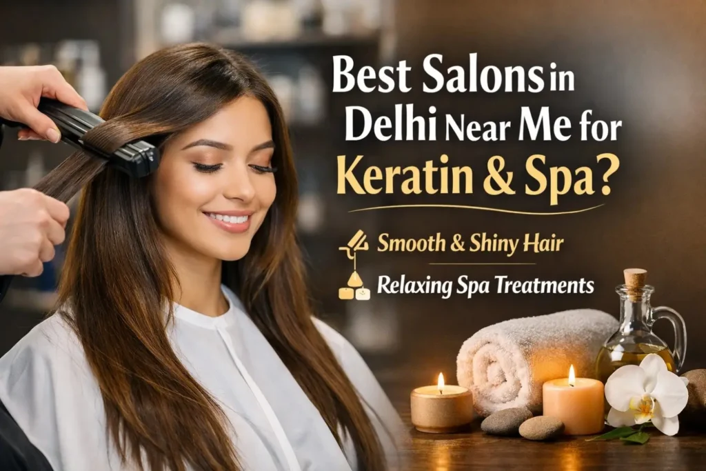 Best Salons in Delhi Near Me for Keratin & Spa?