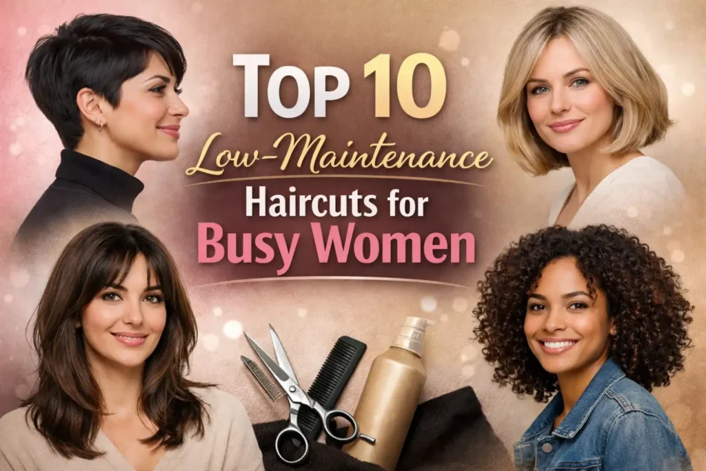 Top 10 Low-Maintenance Haircuts for Busy Women