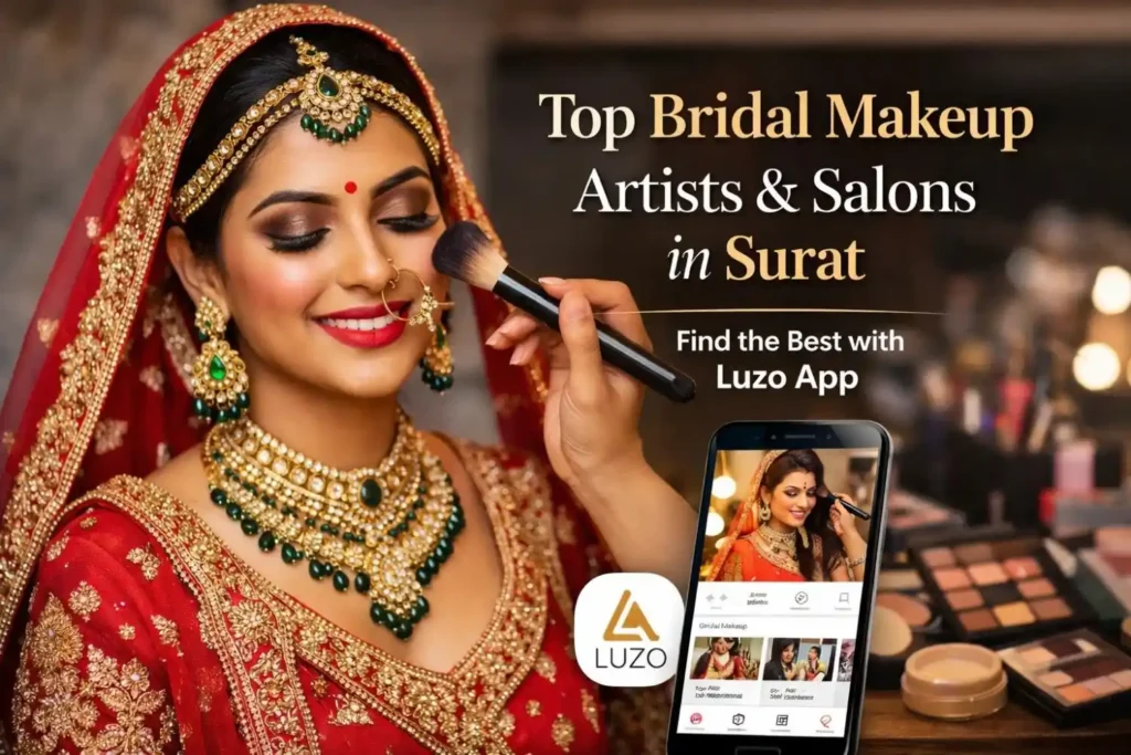 Top Bridal Makeup Artists & Salons in Surat - Luzo App